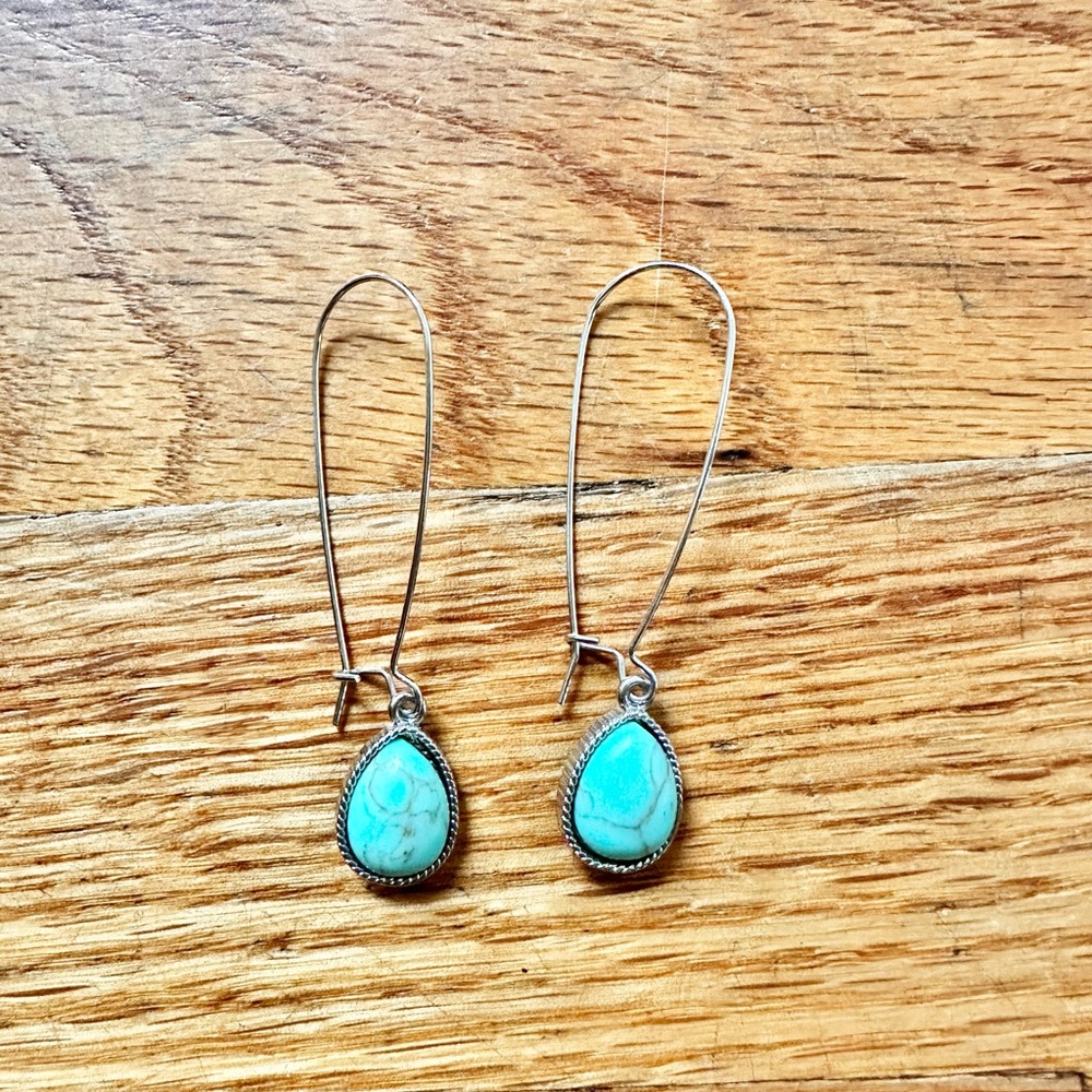 Dangle Turquoise Earrings